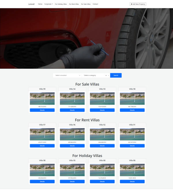 PHP Laravel İlan, Emlak, Rent a Car ve Ürün Listeleme Scripti - Görsel 2