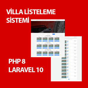 PHP Laravel İlan, Emlak, Rent a Car ve Ürün Listeleme Scripti