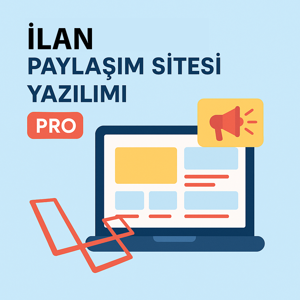 İlan Scripti PHP Laravel - ENİLAN PRO V1 - İLAN PAYLAŞIM SİTESİ YAZILIMI