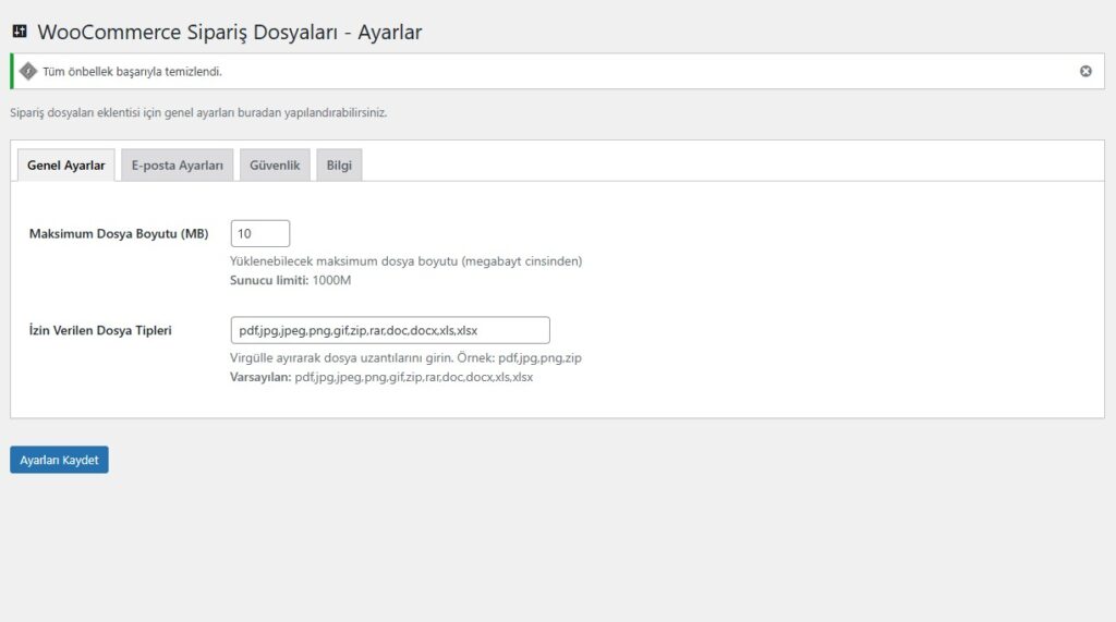 WooCommerce Siparişe Dosya Ekleme Eklentisi ( Admin Tarafından) - WordPress