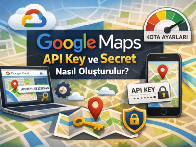 Google Maps API key nasıl oluşturulur? (Google Cloud Console ve Kota Ayarları)